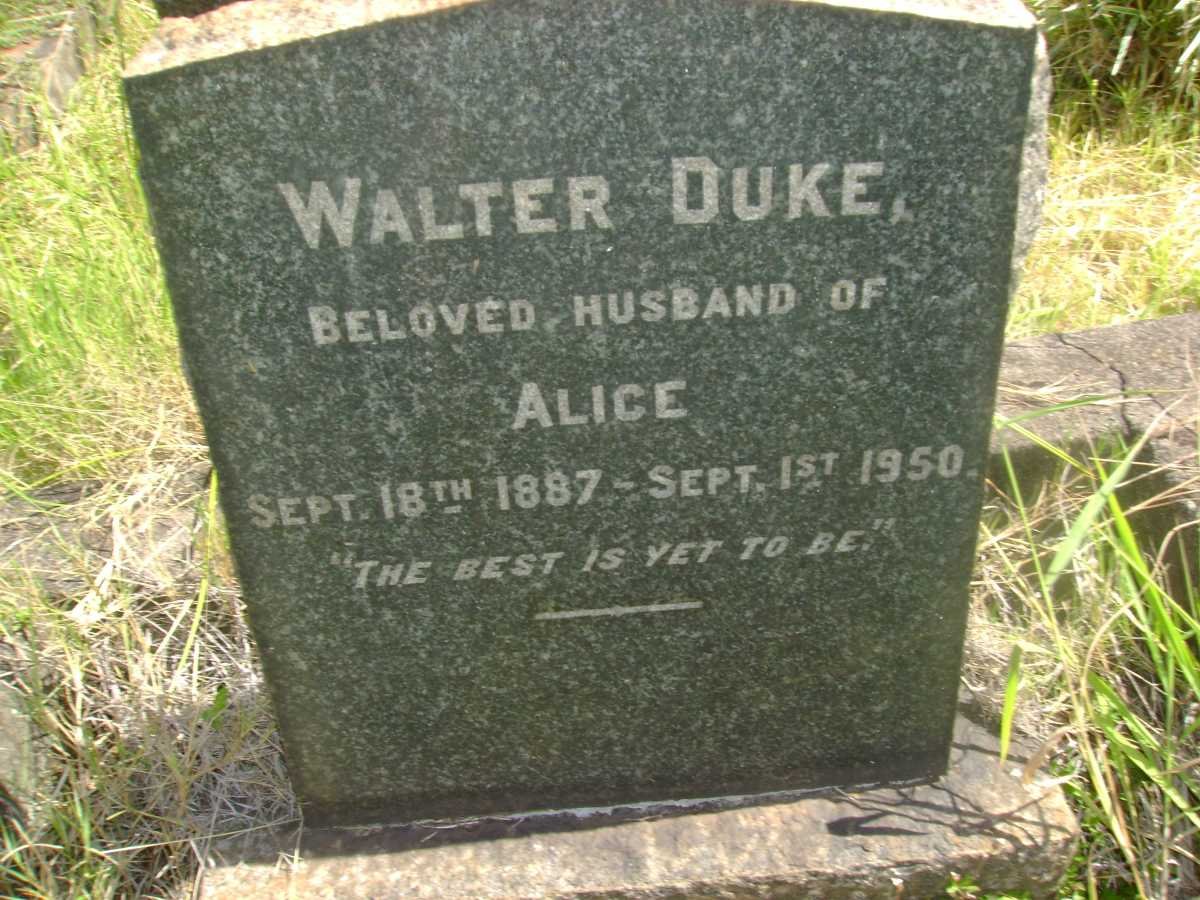 DUKE Walter -1950