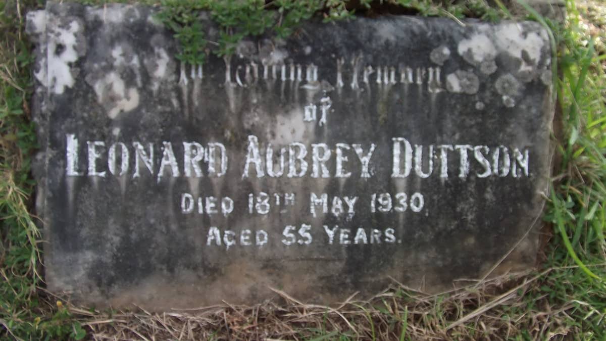 DUTTSON Leonard Aubrey -1930