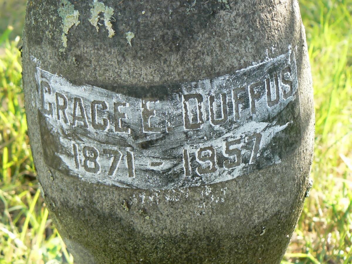 DUFFUS Grace E. 1871-1957