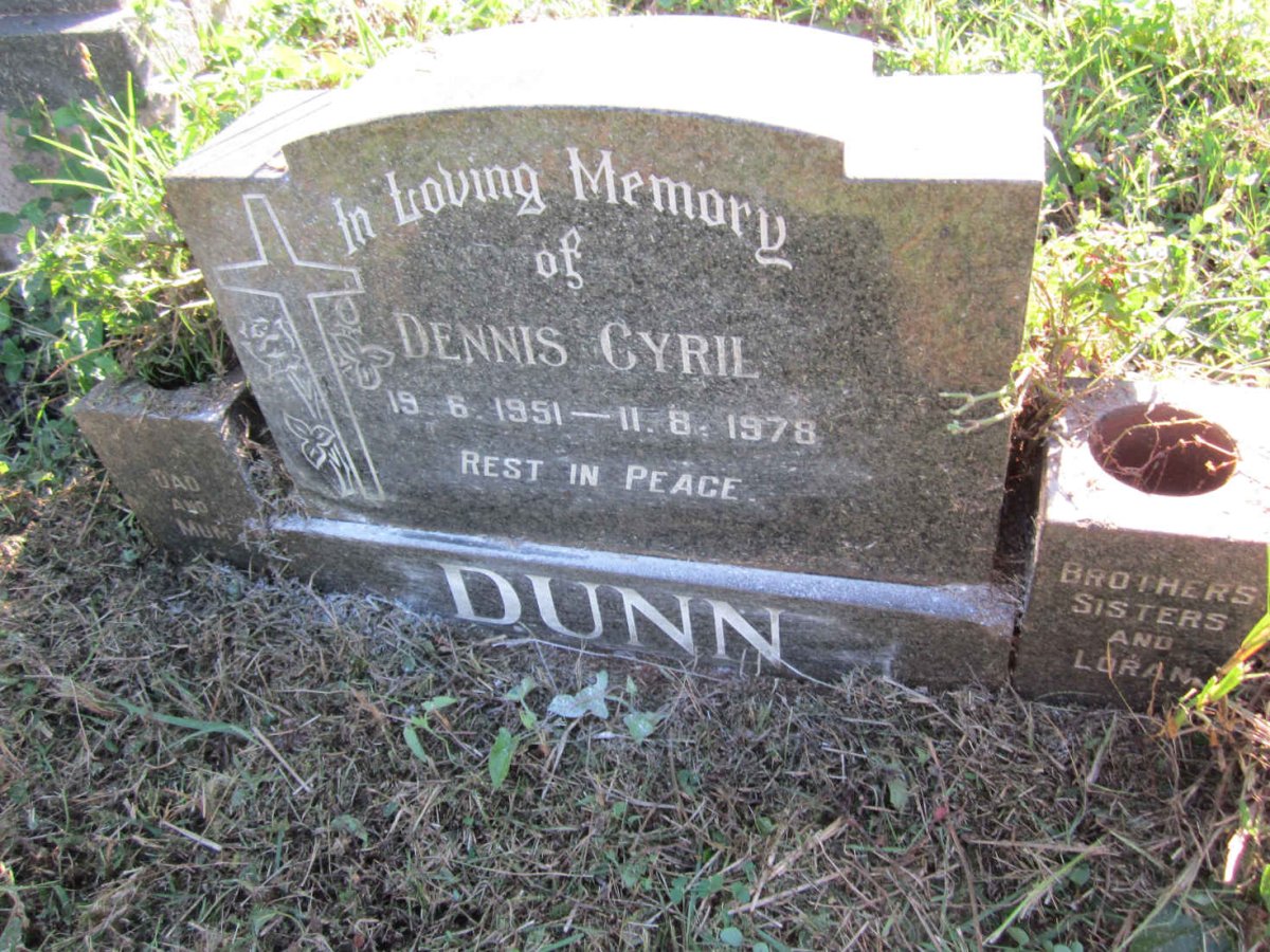 DUNN Dennis Cyril 1951-1978