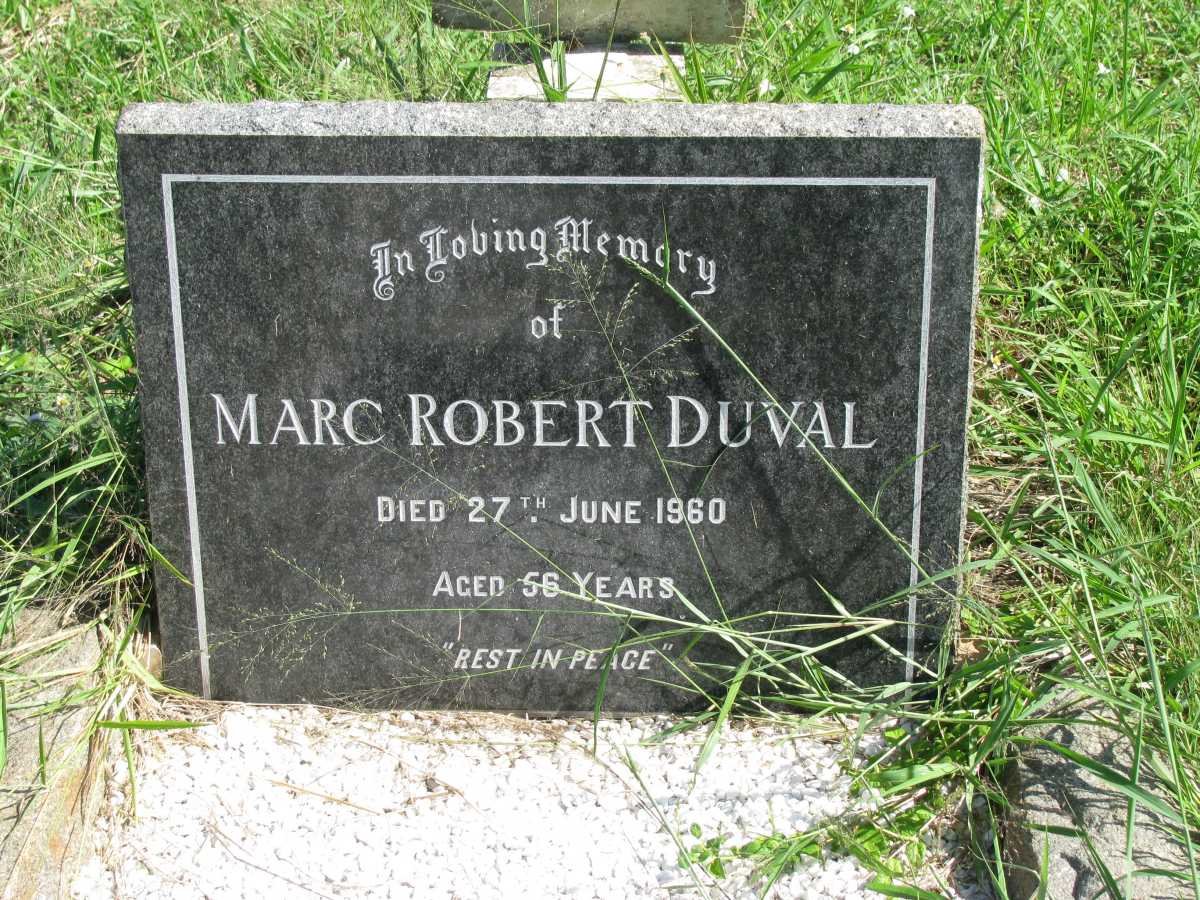 DUVAL Marc Robert -1960