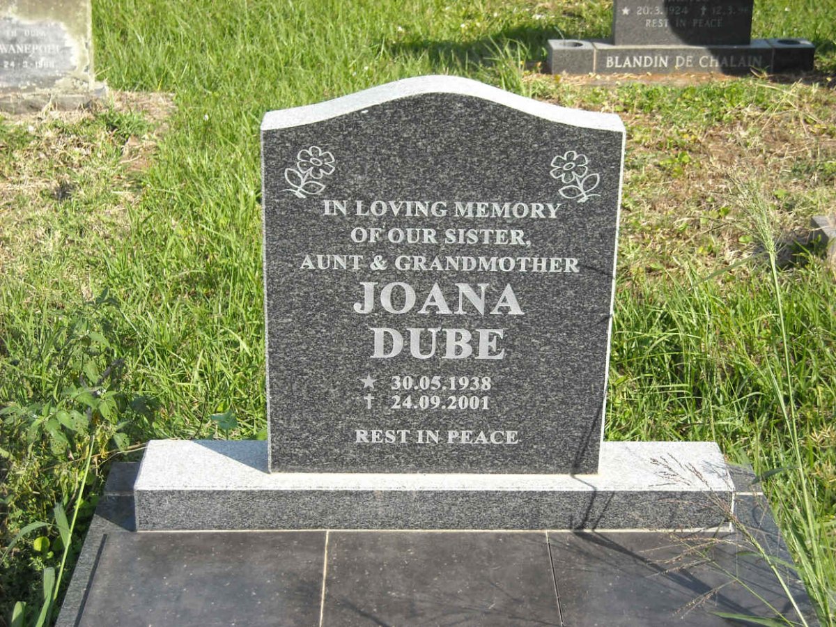 DUBE Joana 1938-2001