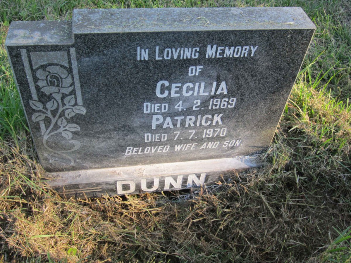 DUNN Patirck -1970 :: DUNN Cecilia -1969