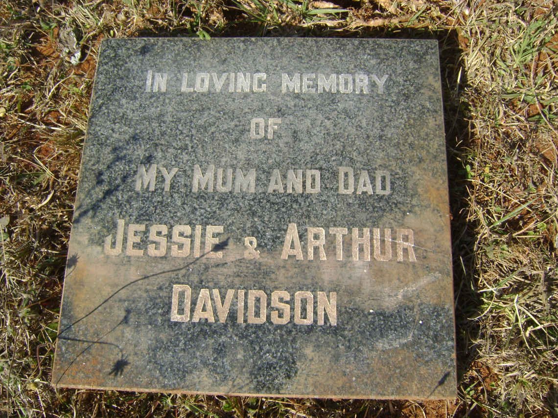 DAVIDSON Arthur &amp; Jessie