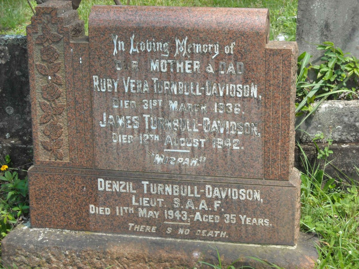 DAVIDSON James, TURNBULL -1942 &amp; Ruby Vera -1936 :: TURNBULL-DAVIDSON Denzil -1943