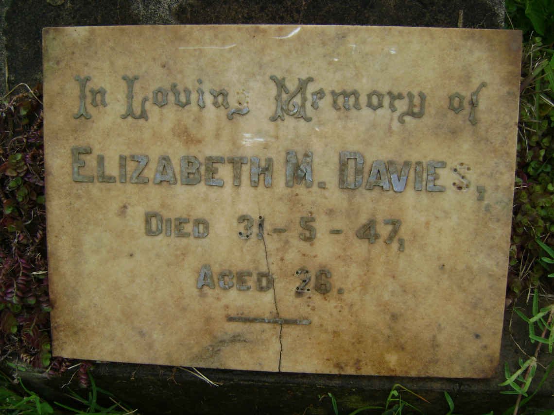 DAVIES Elizabeth M. -1947