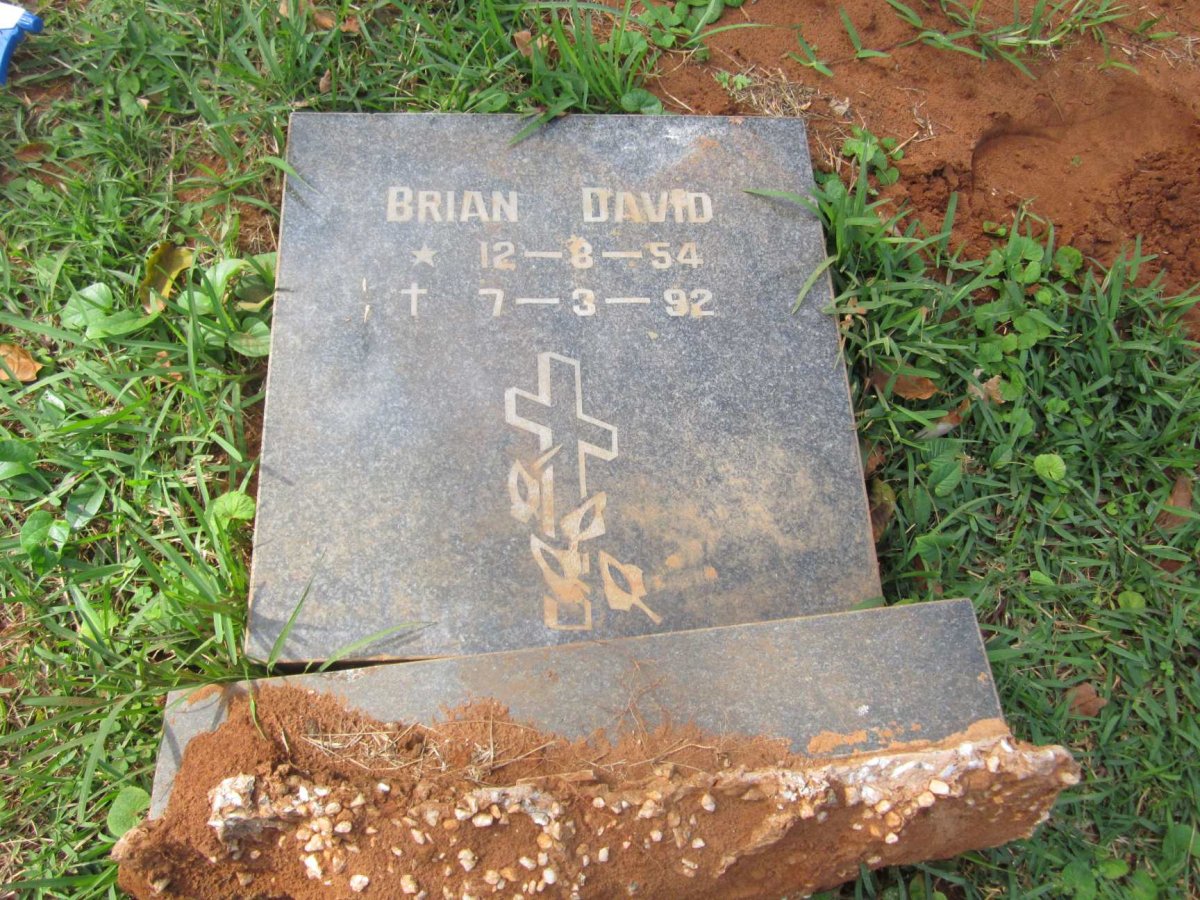 DAVID Anthony Brian 1954-1992