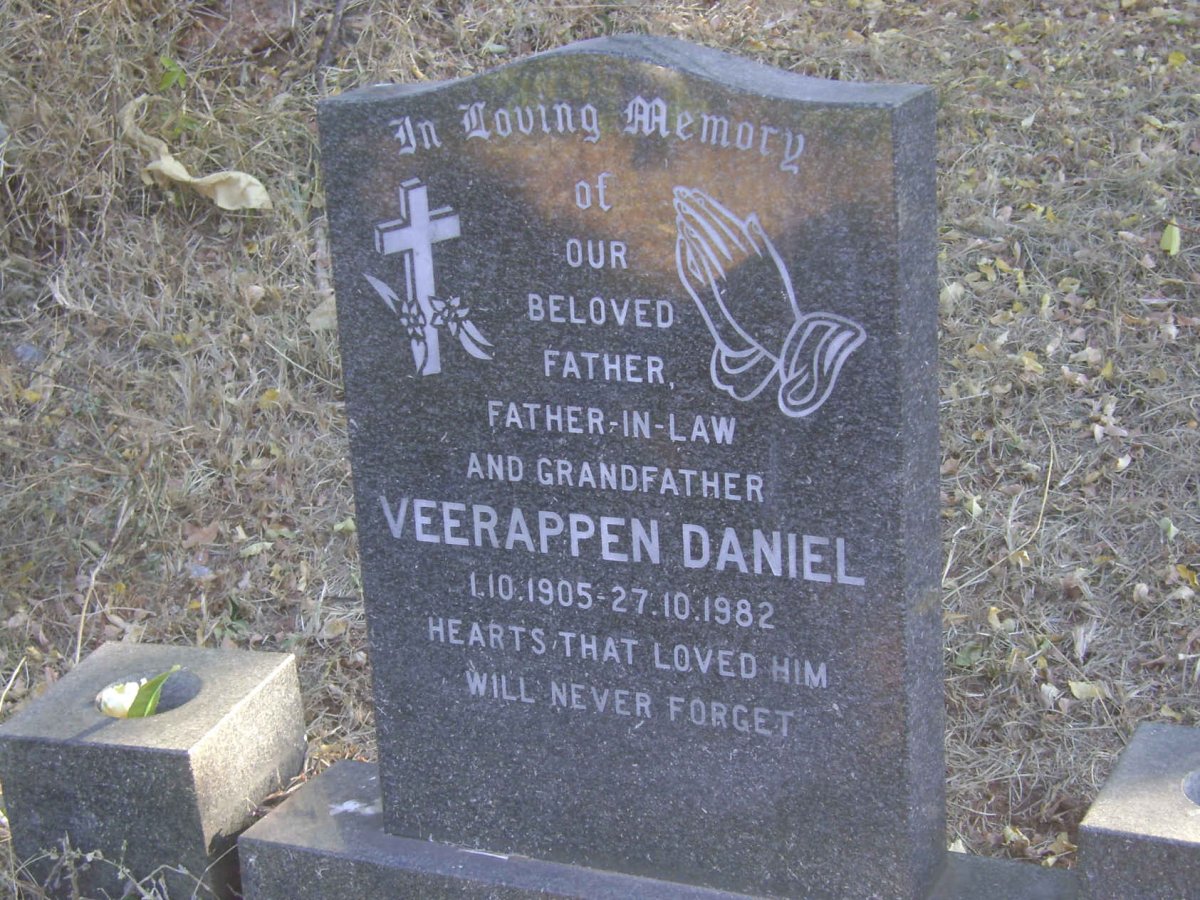 DANIEL Veerappen 1905-1982