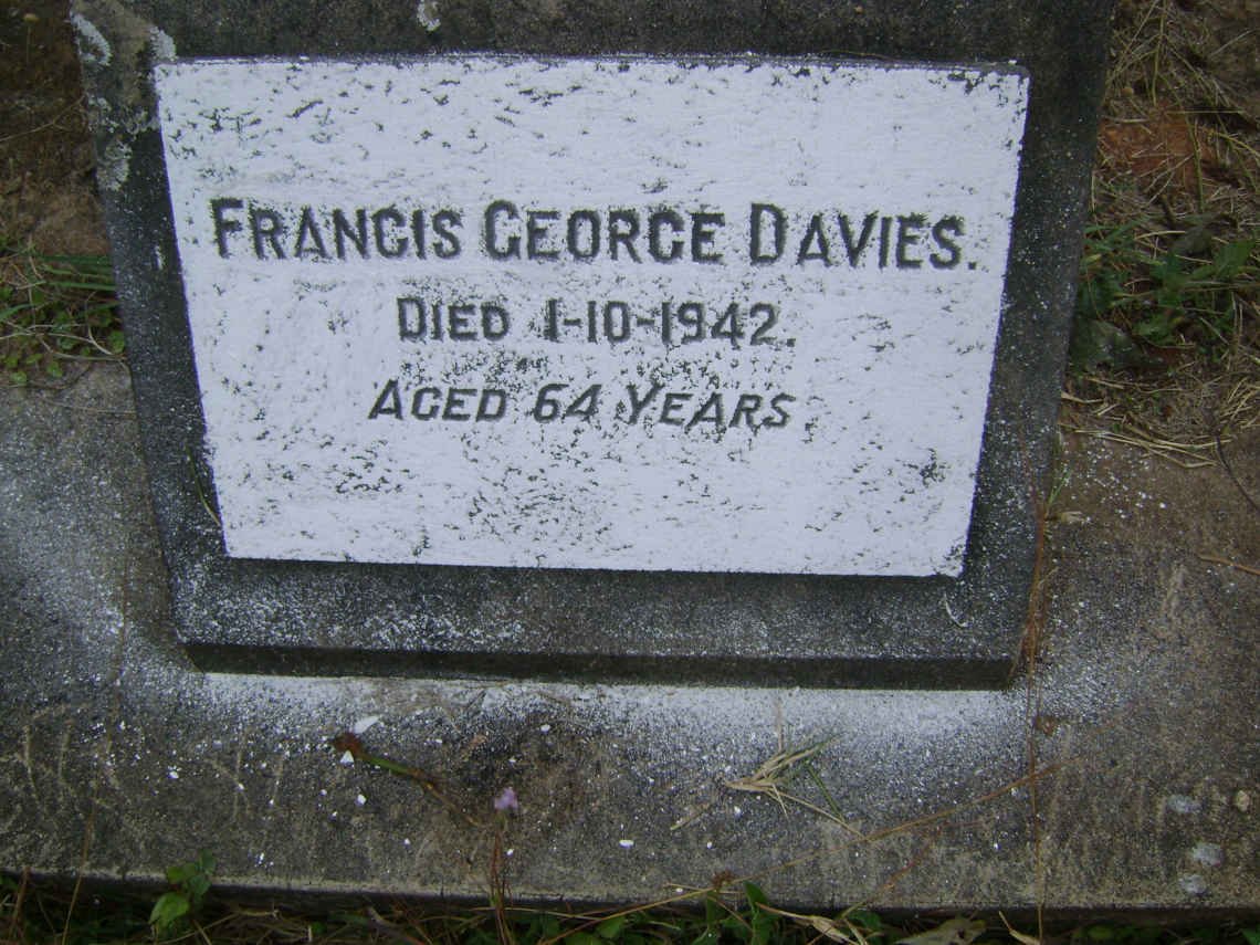 DAVIES Francis George -1942