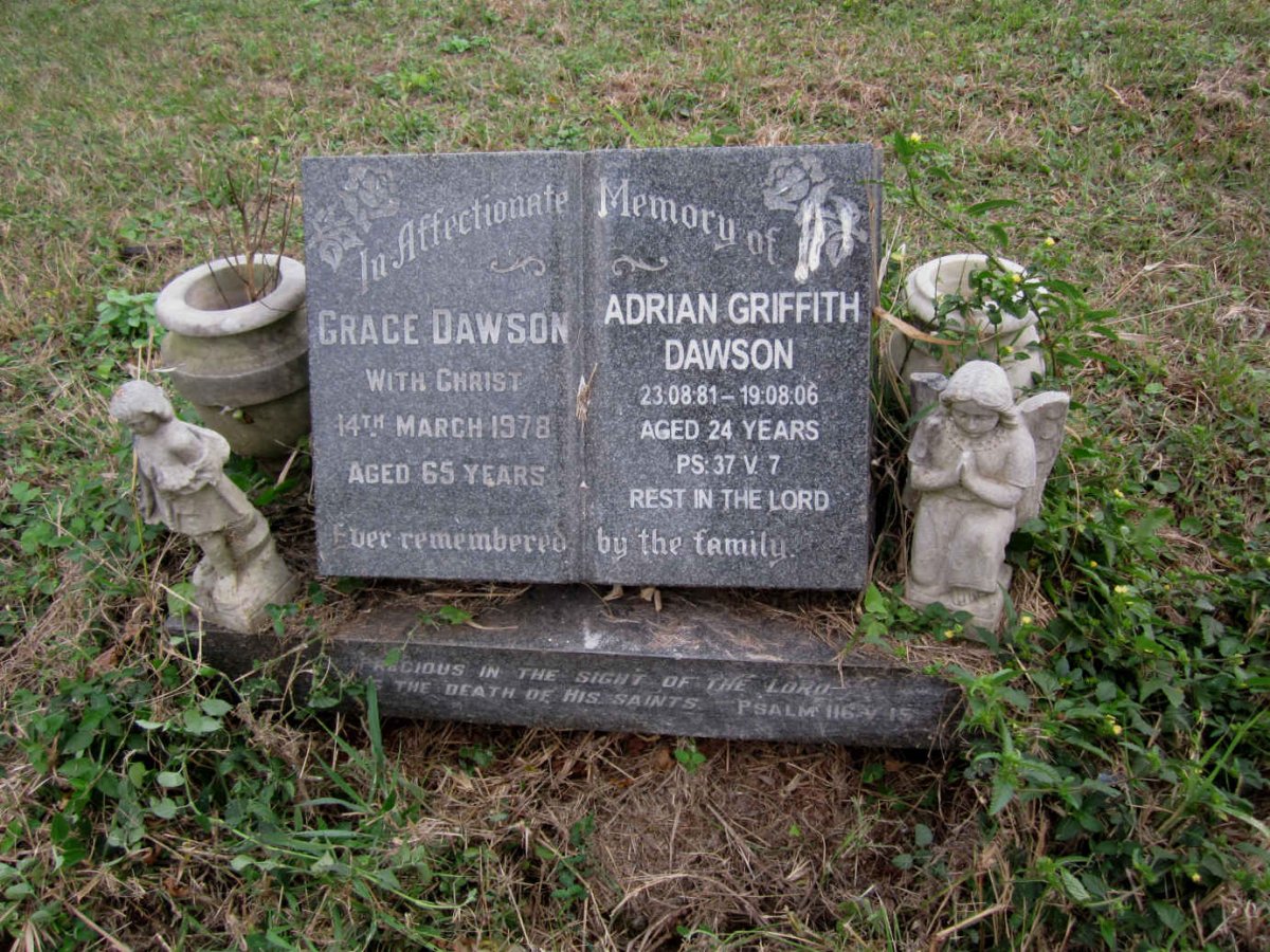 DAWSON Grace -1978 :: DAWSON Adrian Griffith 1981-2006