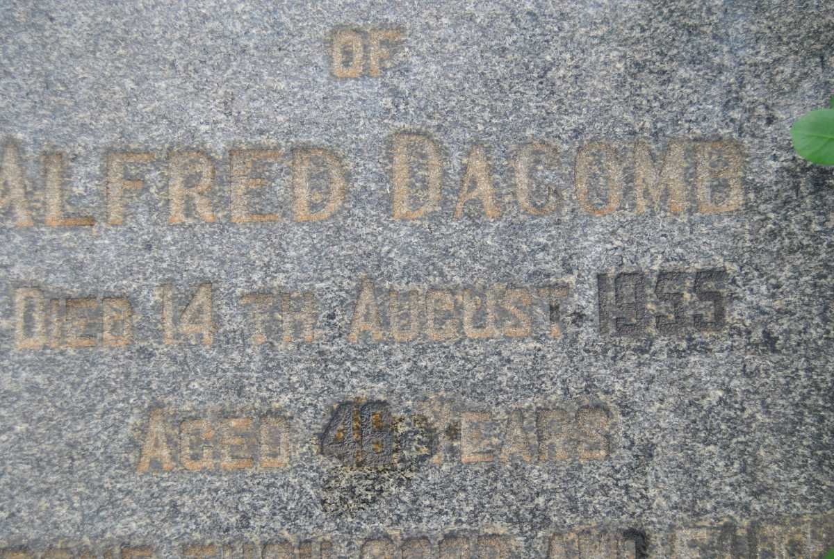 DACOMB Alfred -1955