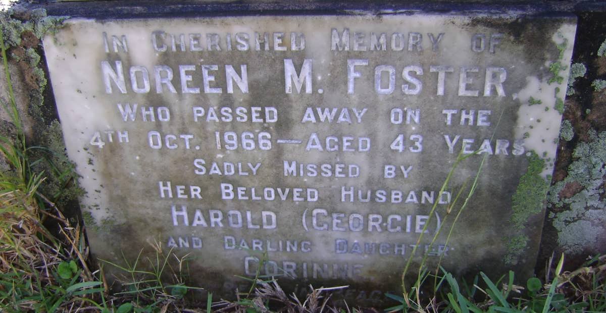 DALAIS Kenneth Norman -1951 &amp; Mabel Mary Letitia -1959 :: FOSTER Noreen M. -1966