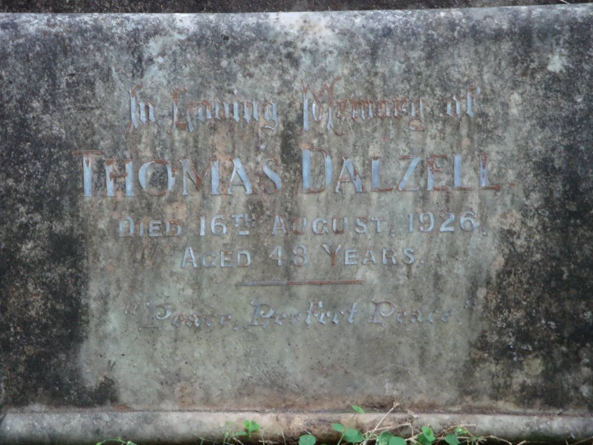 DALZELL Thomas -1926