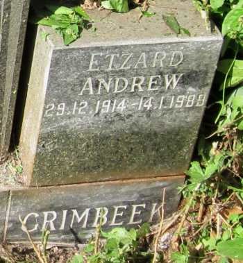 GRIMBEEK Etzard Andrew 1914-1989