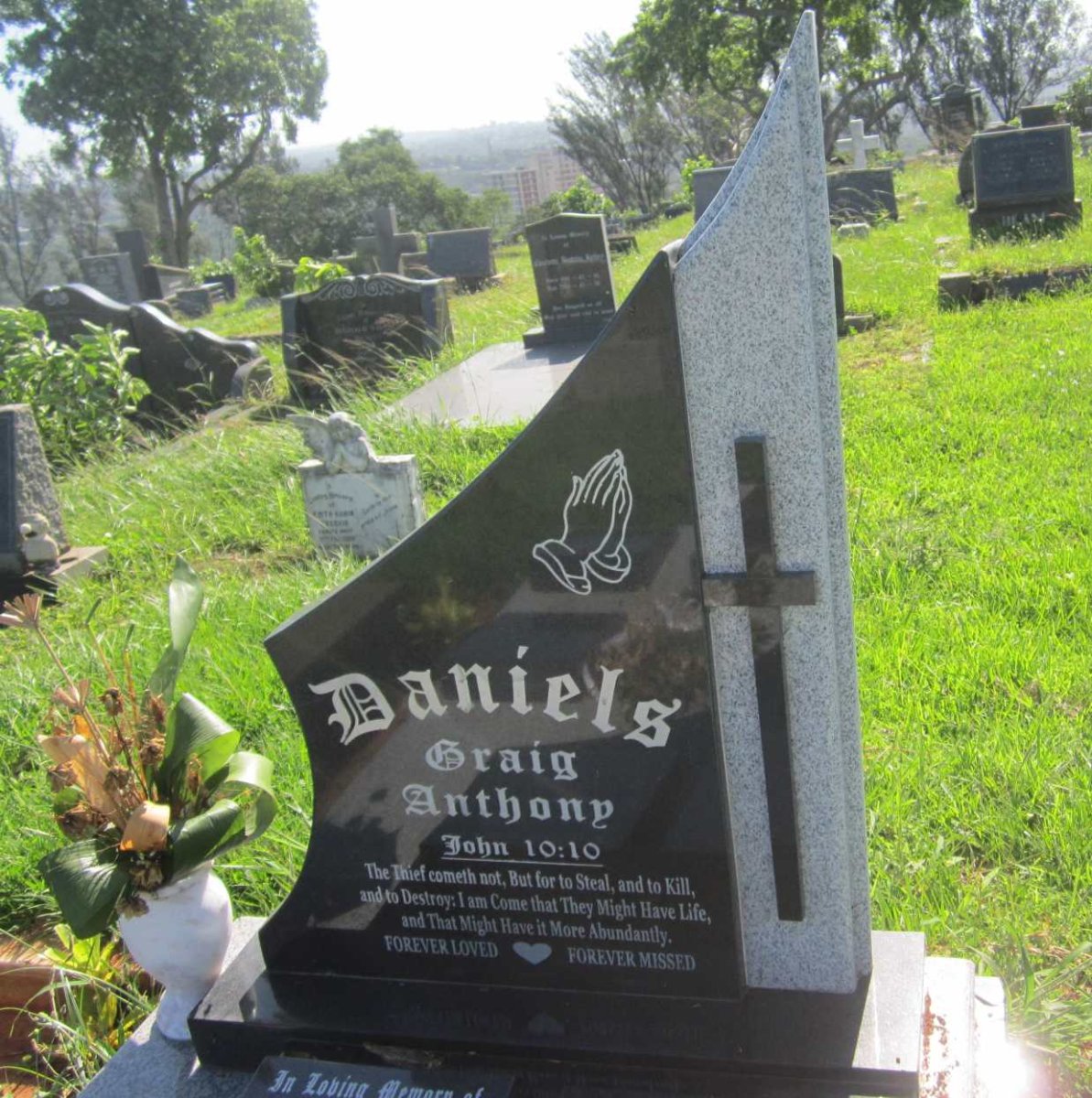 DANIELS Craig Anthony 1981-2018