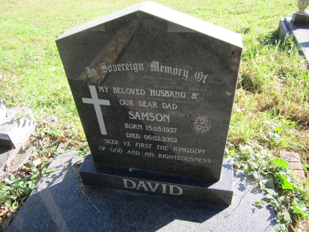 DAVID Samson 1937-2002