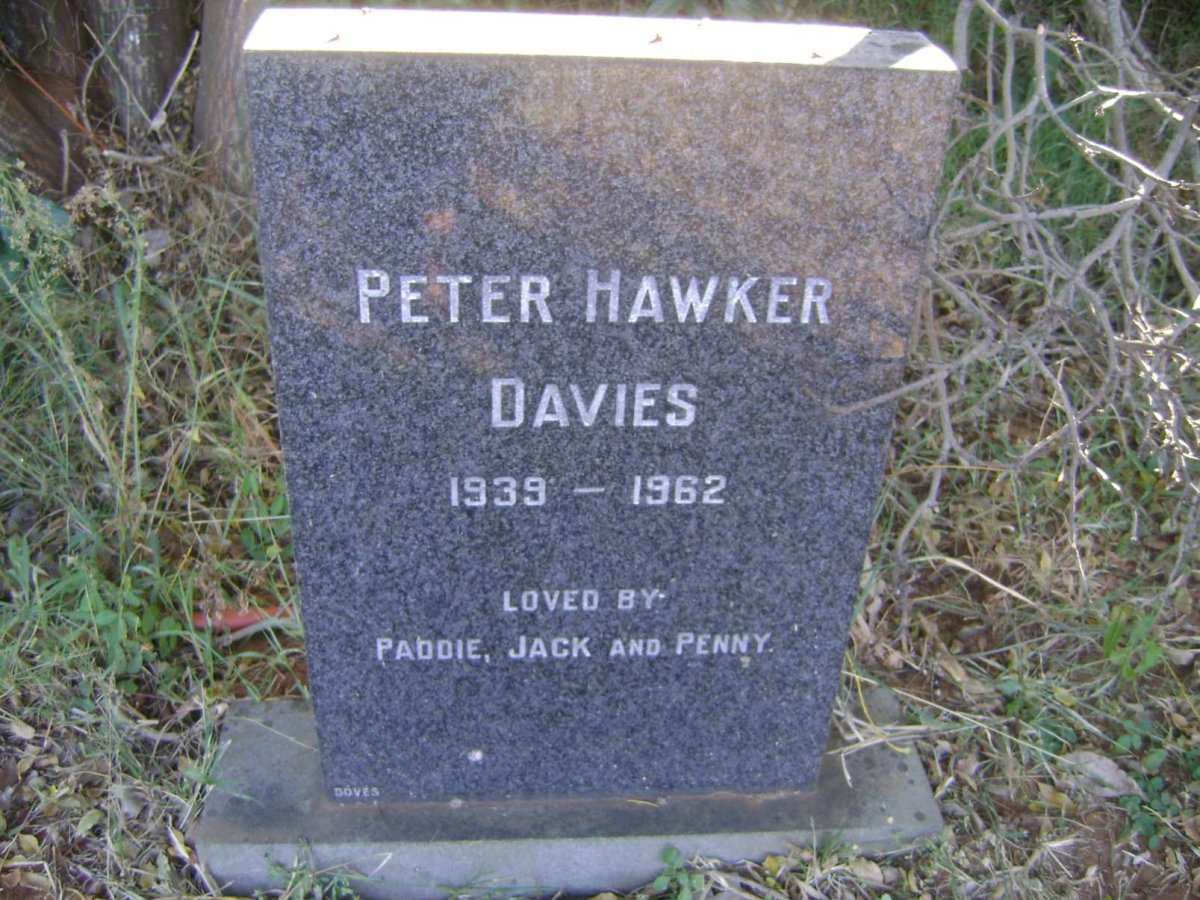DAVIES Peter Hawker 1939-1962
