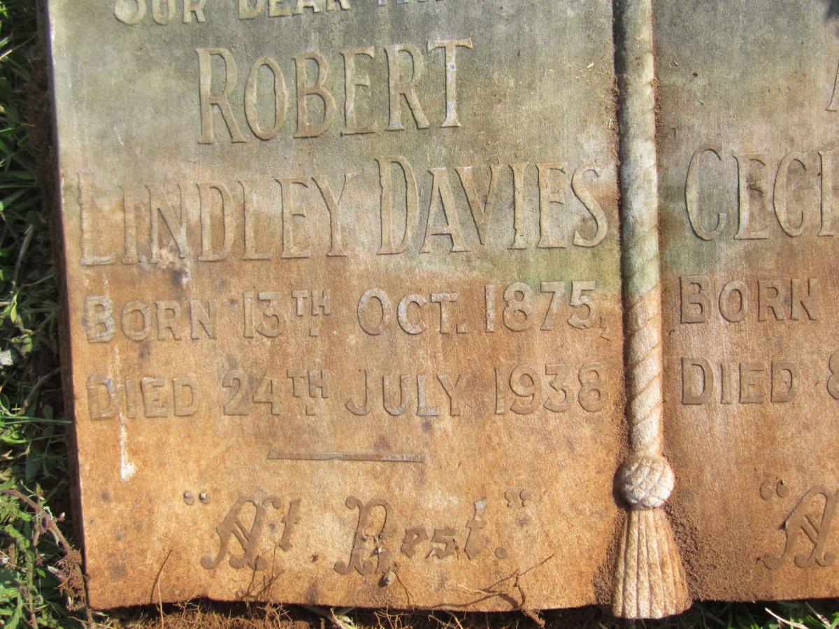 DAVIES Robert Lindley 1875-1938