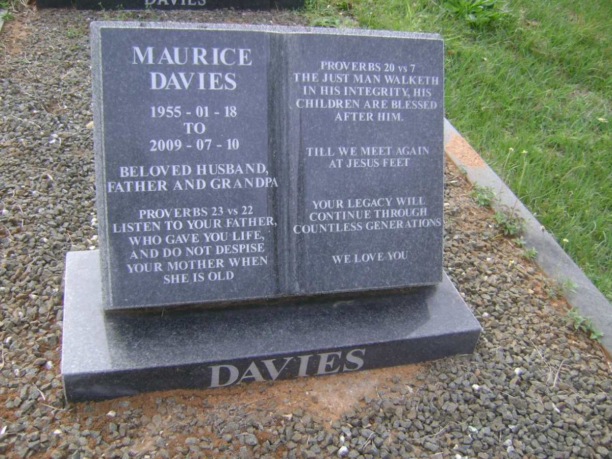 DAVIES Maurice 1955-2009