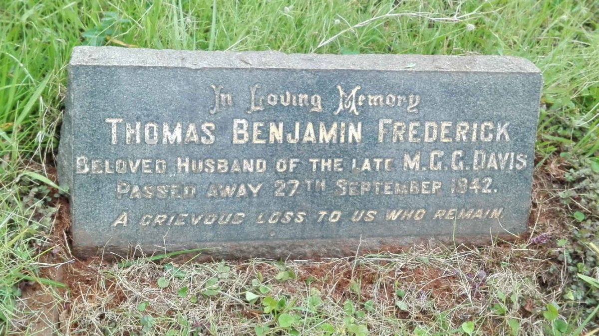 DAVIS Thomas Benjamin Frederick -1942