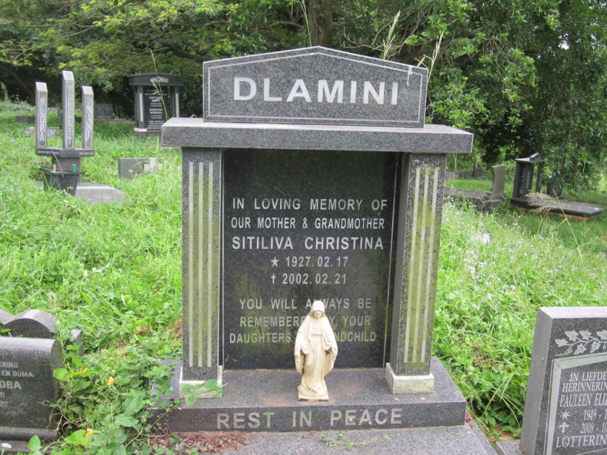 DLAMINI Sitiliva Christina 1927-2002