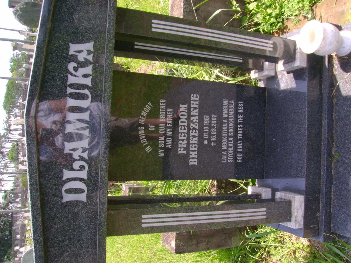 DLAMUKA Freedom Bhekezakhe 1961-2002