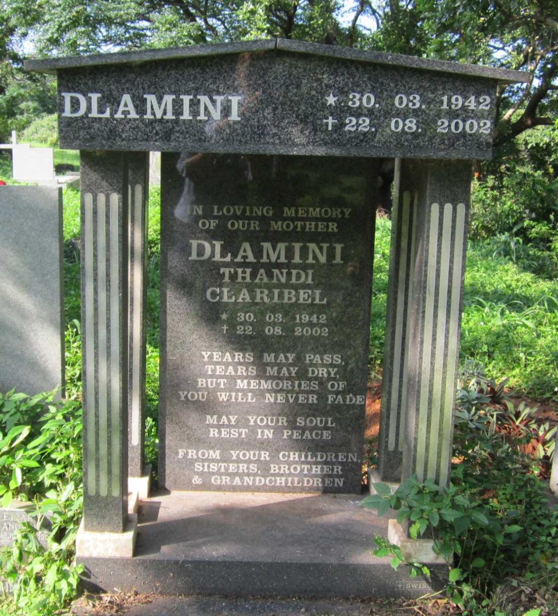 DLAMINI Thandi Claribel 1942-2002