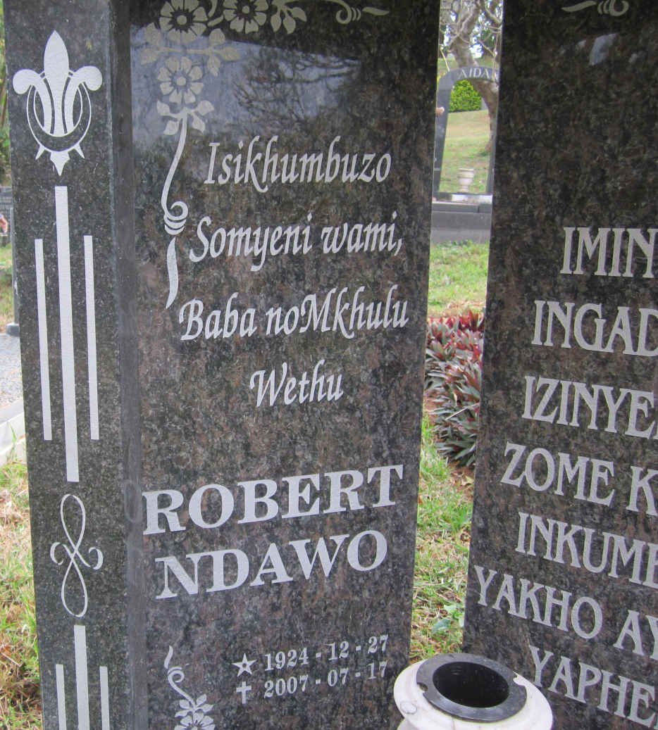 DLODLO Robert Ndawo 1924-2007