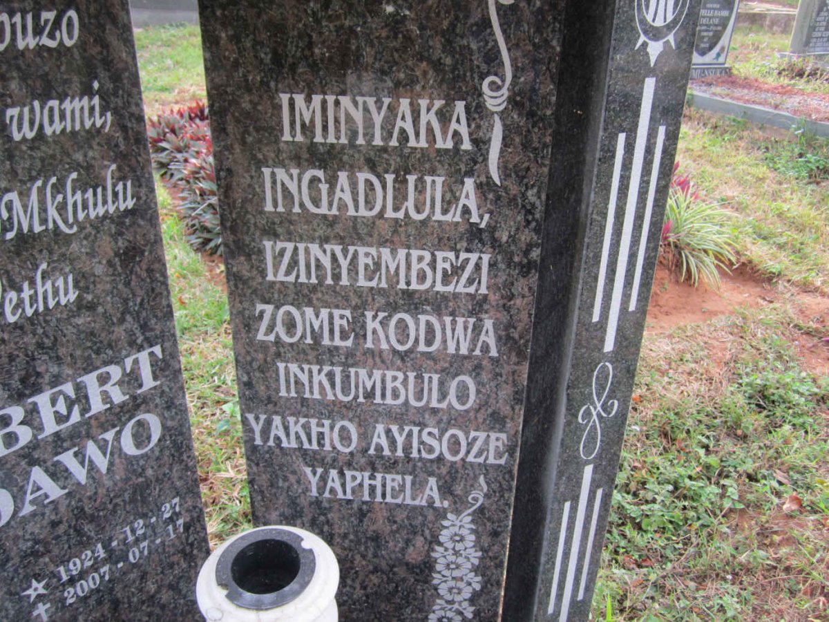 DLODLO Robert Ndawo 1924-2007