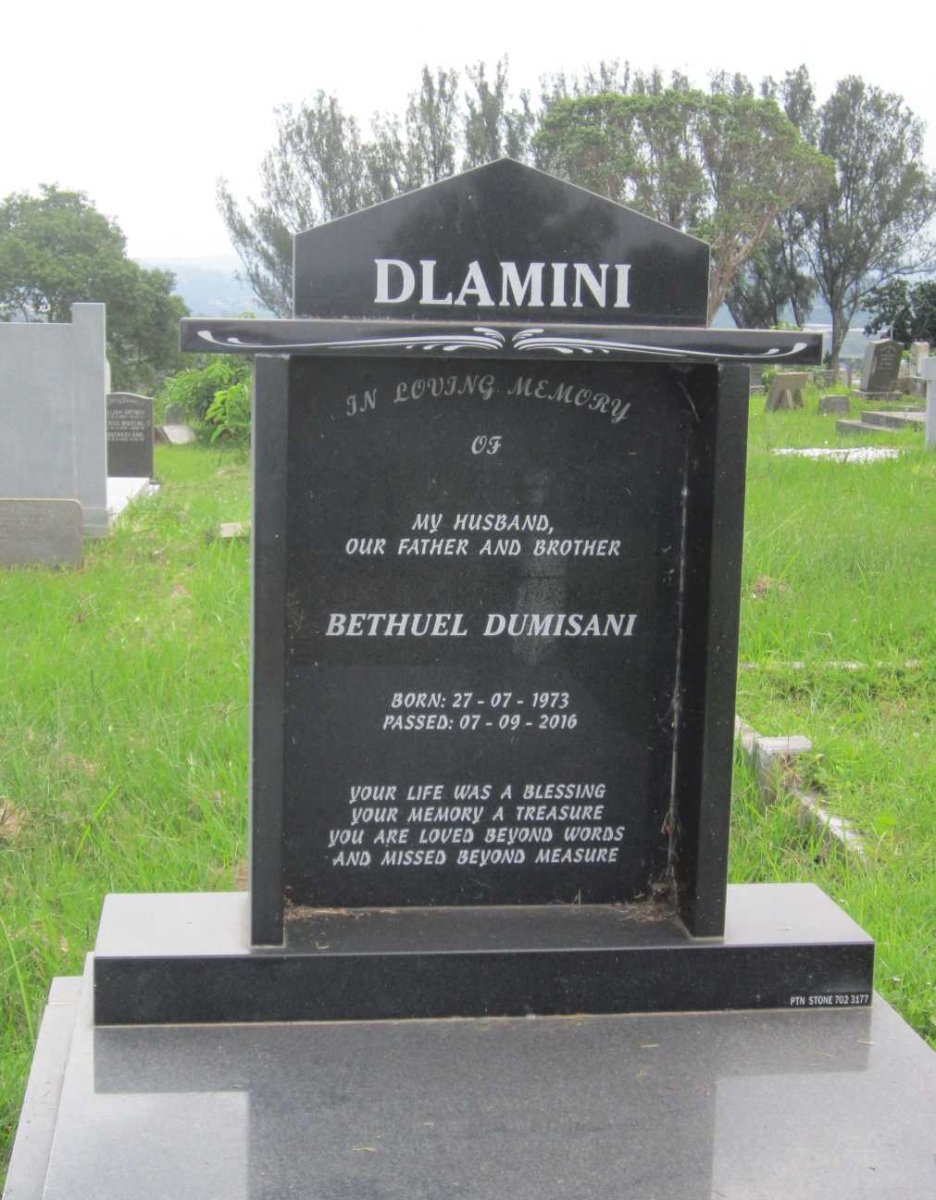 DLAMINI Bethuel Dumisani 1973-2016