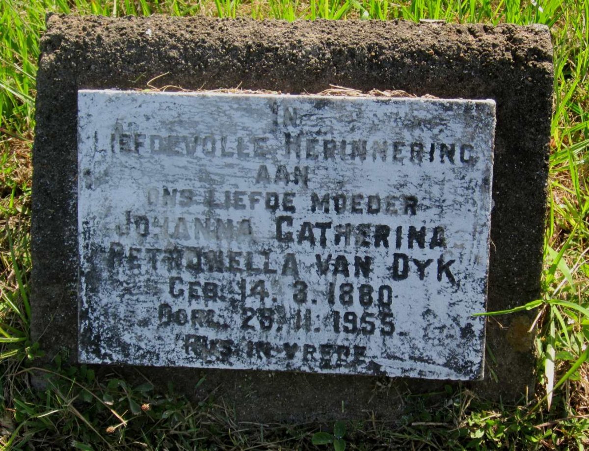 DYK Johanna Catherina Petronella, van 1880-1955