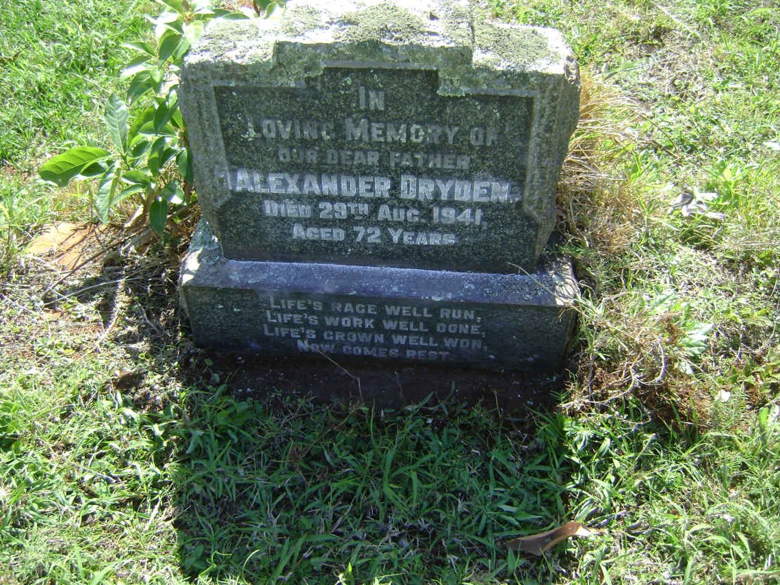 DRYDEN Alexander -1941