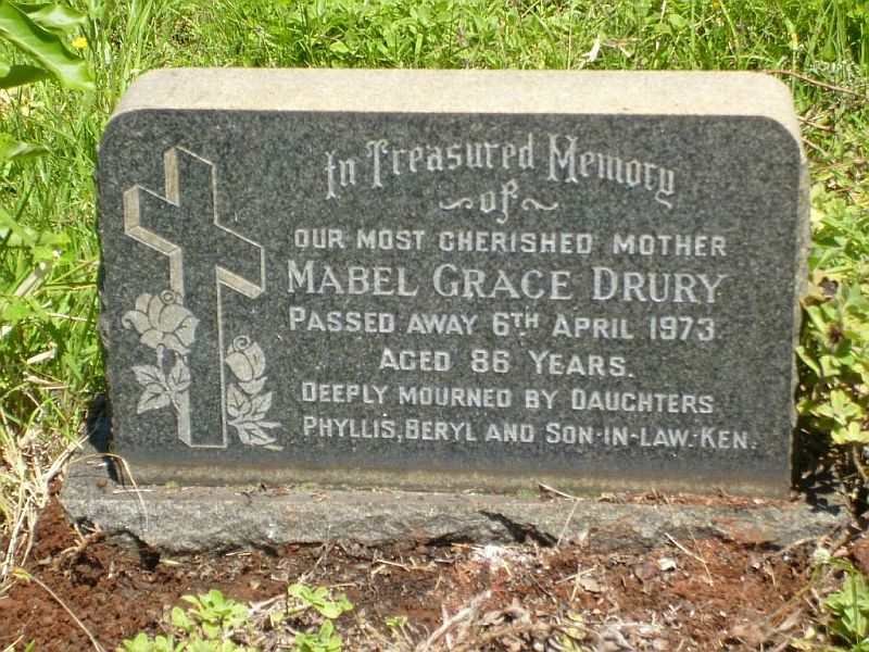 DRURY Mabel Grace -1973