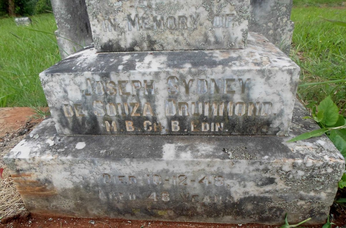 DRUMMOND Joseph Sydney de Souza -1948