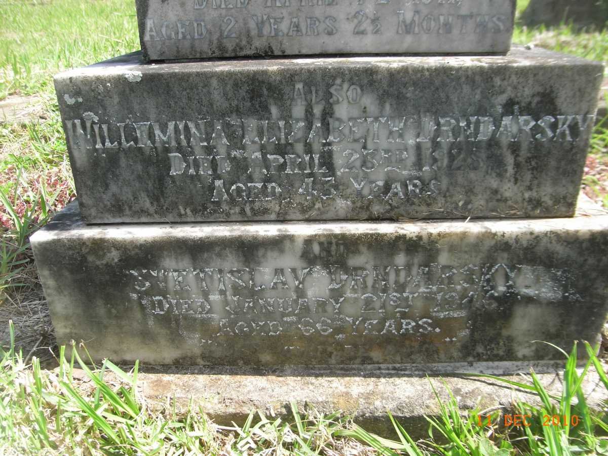 DRNDARSKY Svetislav -1946 &amp; Wilhelmina Elizabeth -1925