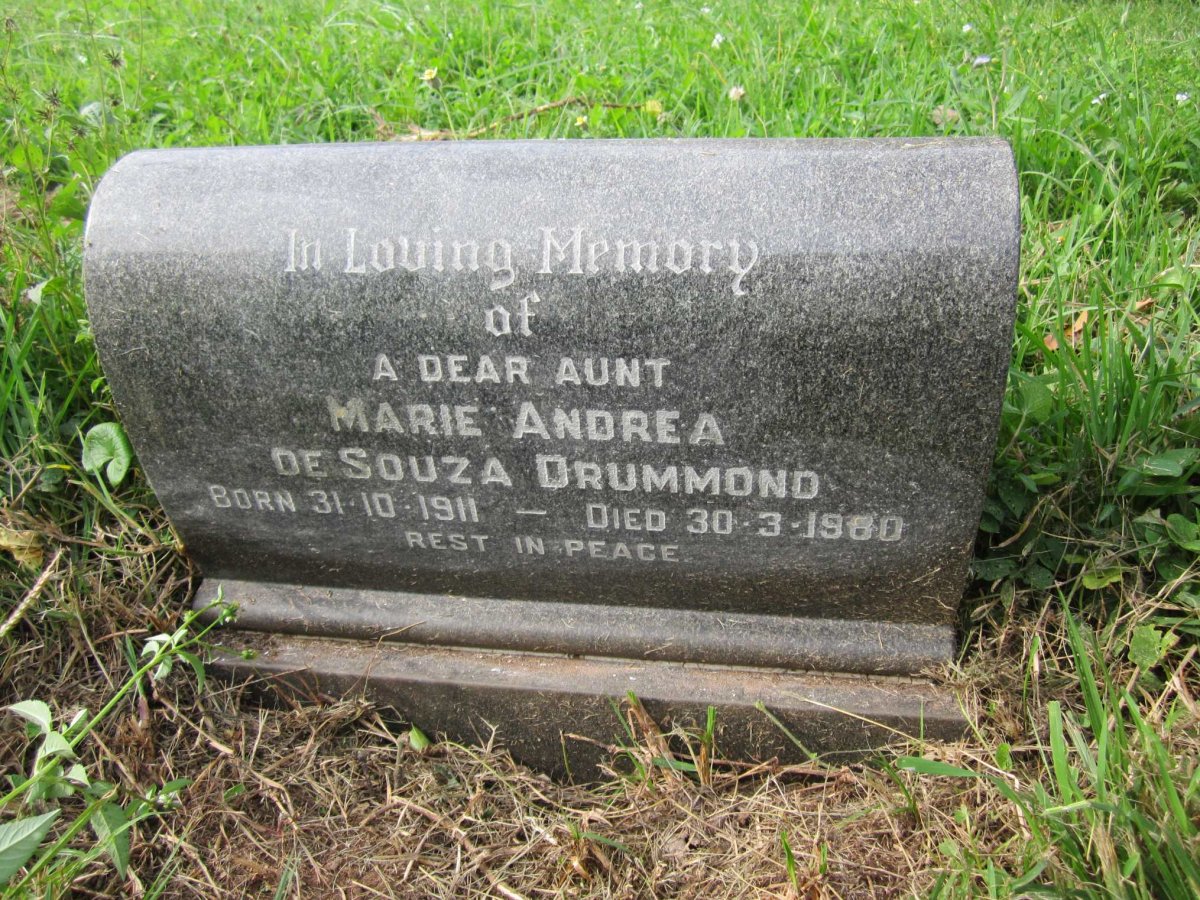 DRUMMOND Marie Andrea De Souza 1911-1980