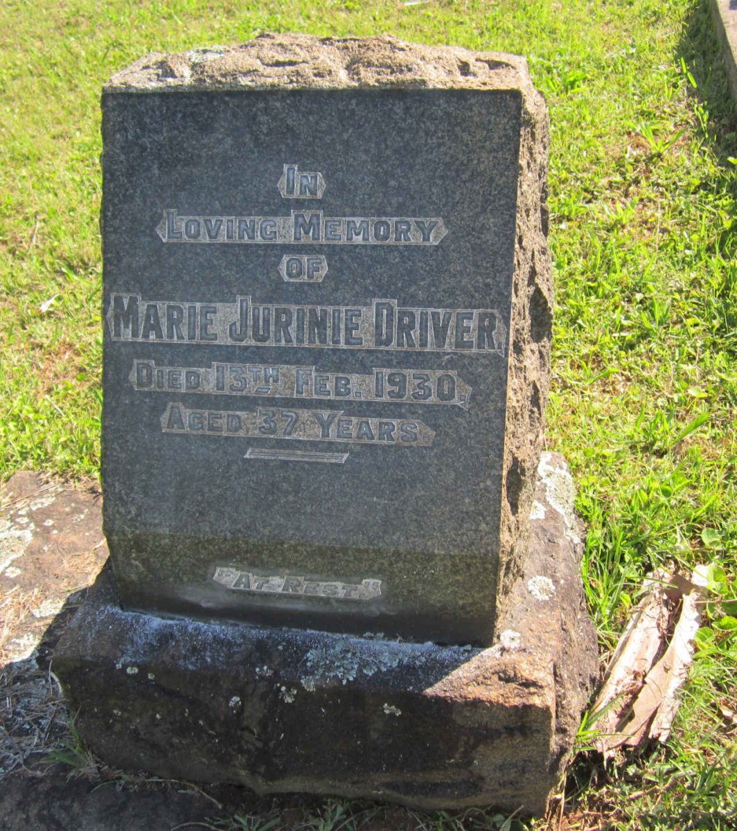DRIVER Marie Jurinie -1930