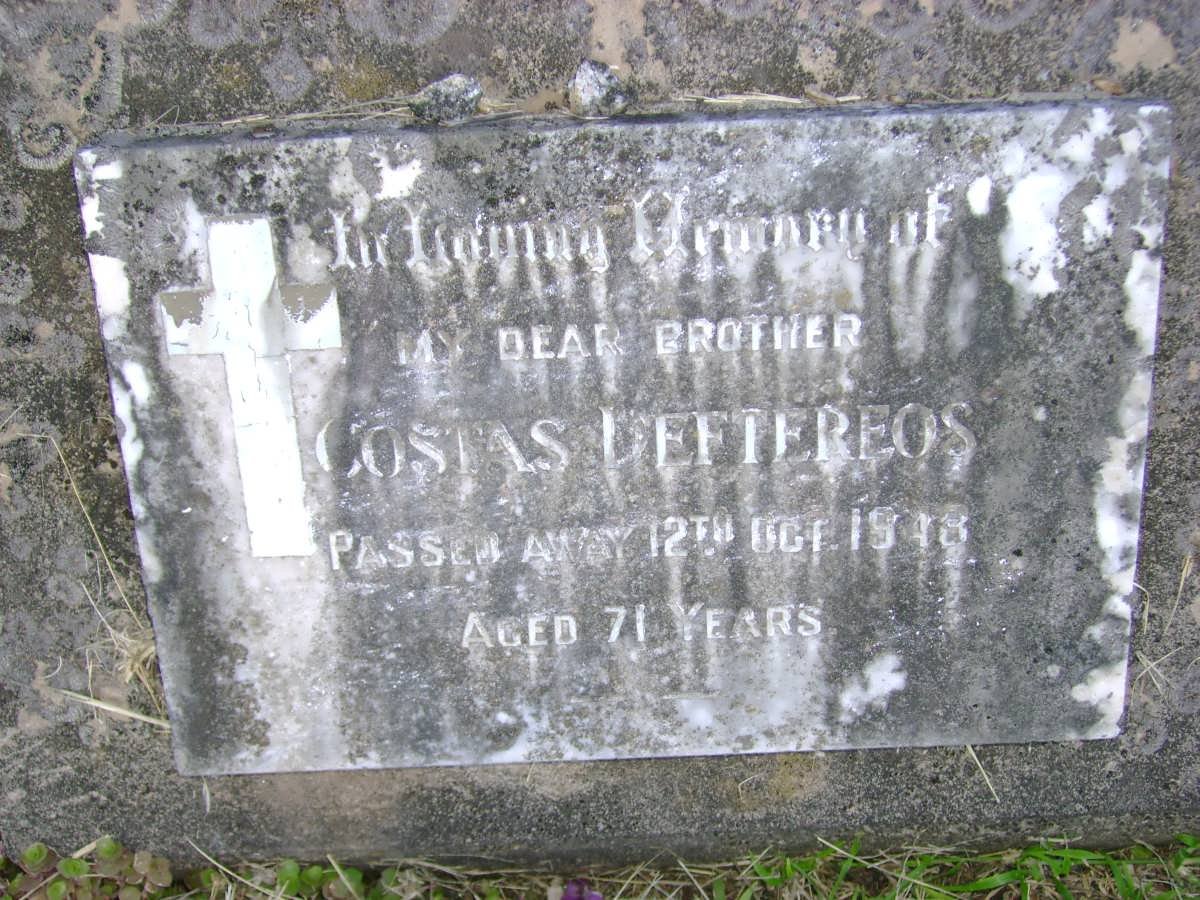 DEFTEREOS Costas -1948