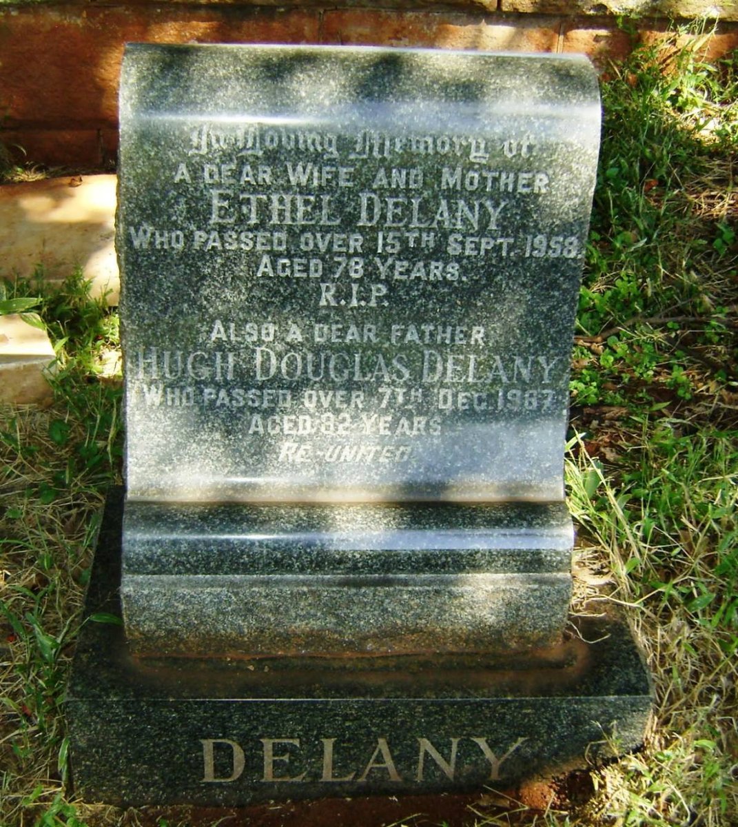 DELANY Hugh Douglas -1967 &amp; Ethel -1958