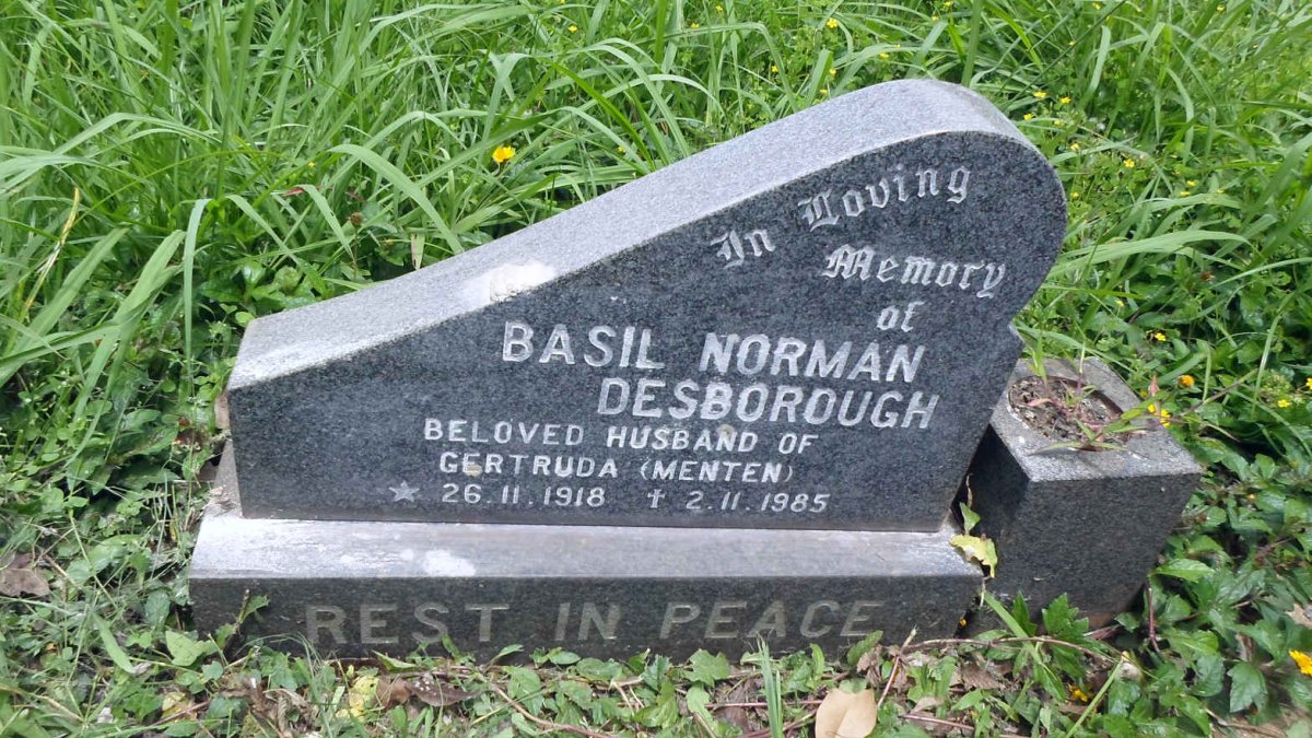 DESBOROUGH Basil Norman 1918-1985