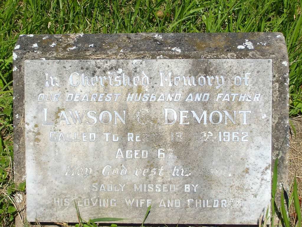 DEMONT Lawson C. -1962