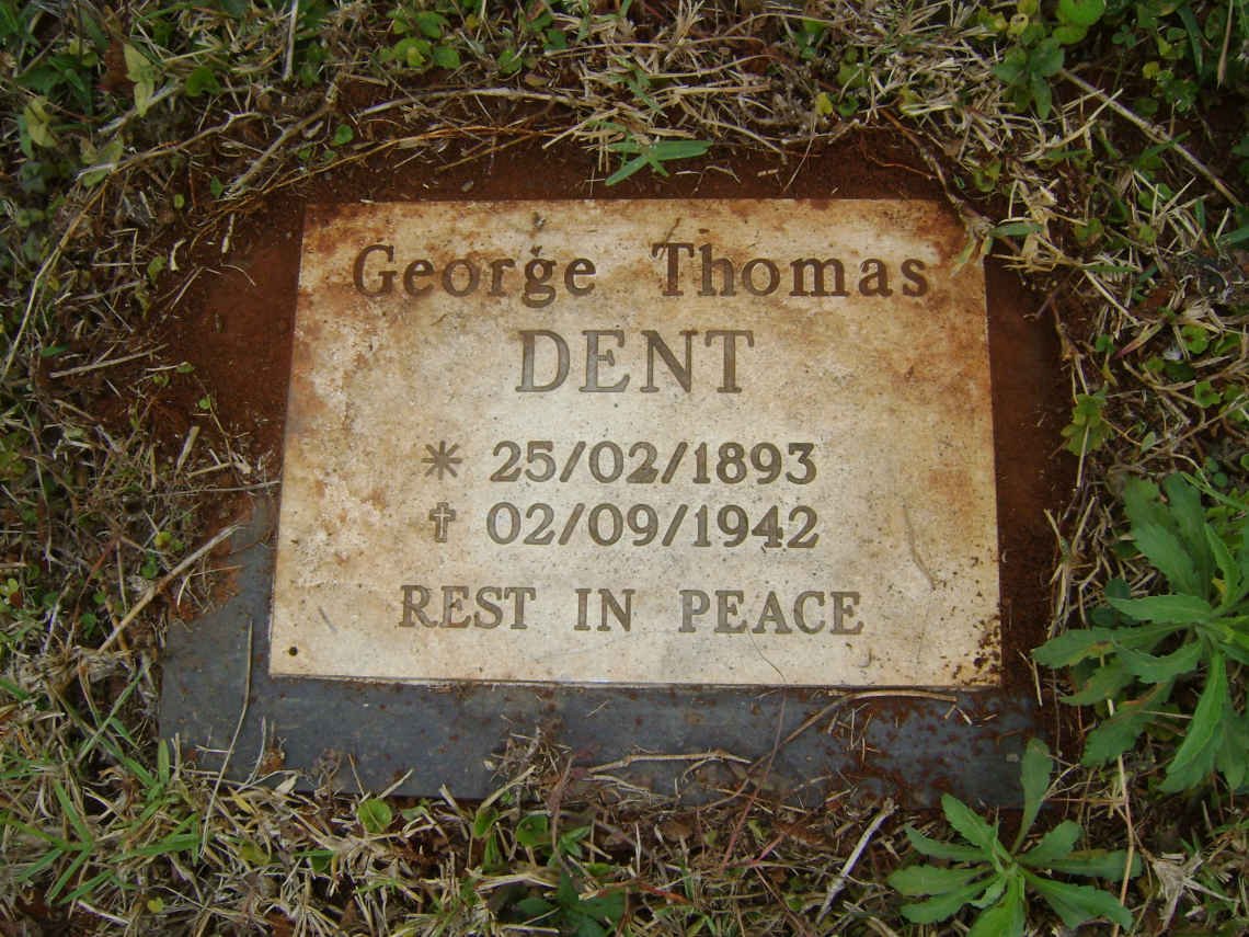 DENT George Thomas 1893-1942
