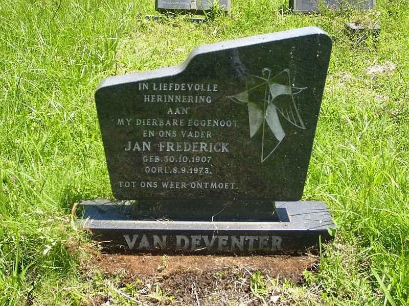 DEVENTER Jan Frederick, van 1907-1973