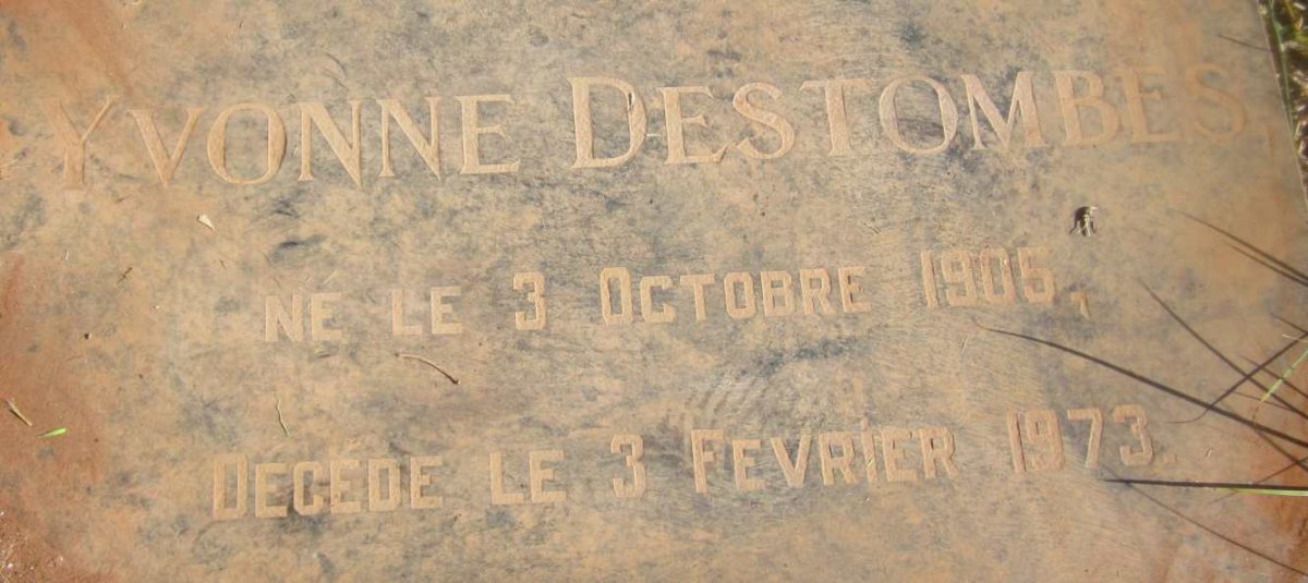 DESTOMBES Maurice 1897-1963 &amp; Yvonne 1905-1973