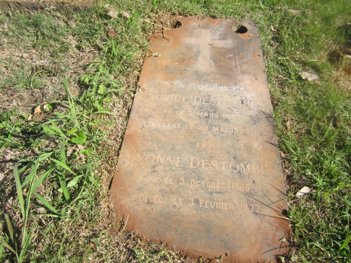 DESTOMBES Maurice 1897-1963 &amp; Yvonne 1905-1973