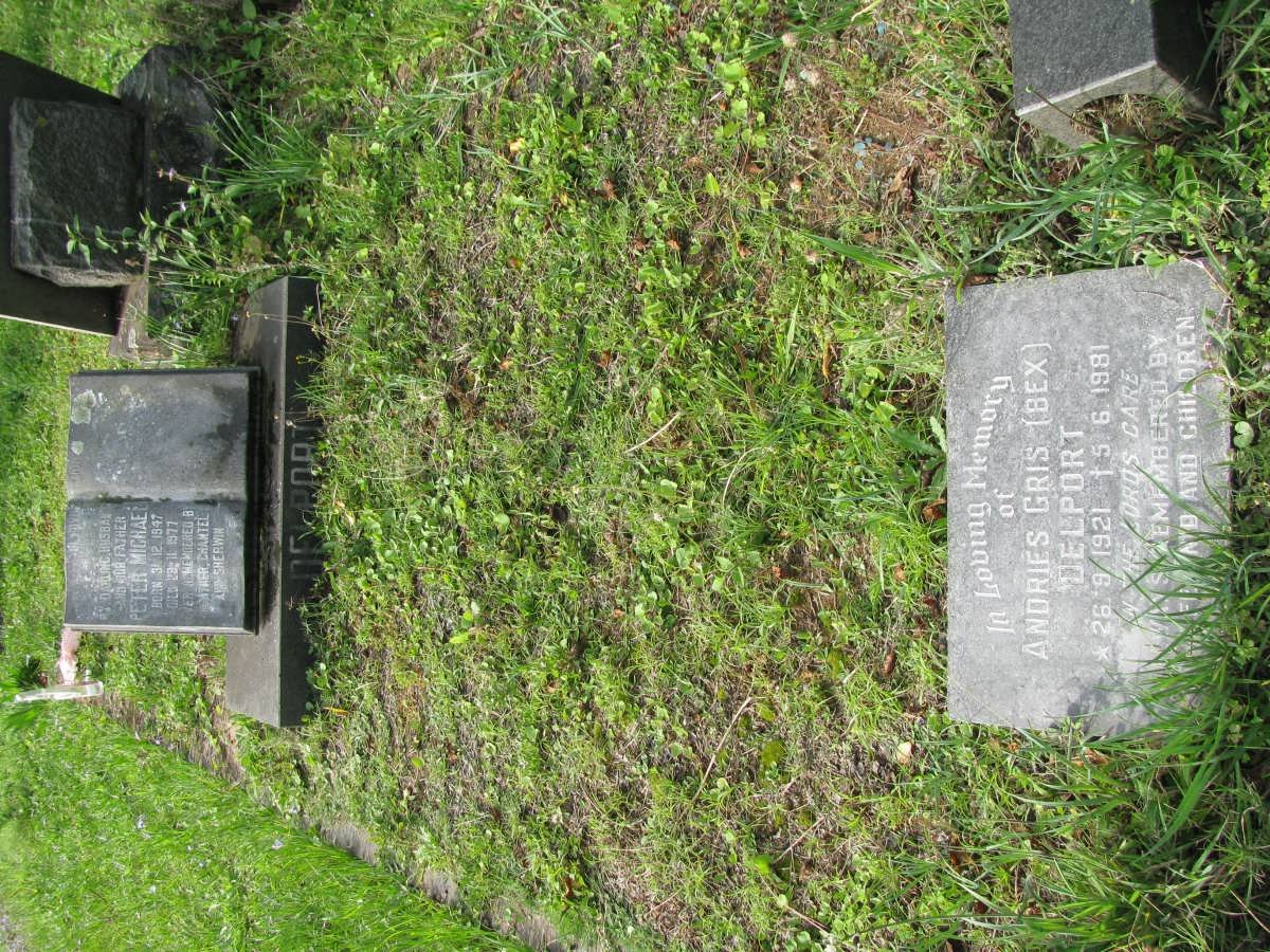 DELPORT Peter Michael 1947-1977 :: DELPORT Andries Gris 1921-1981