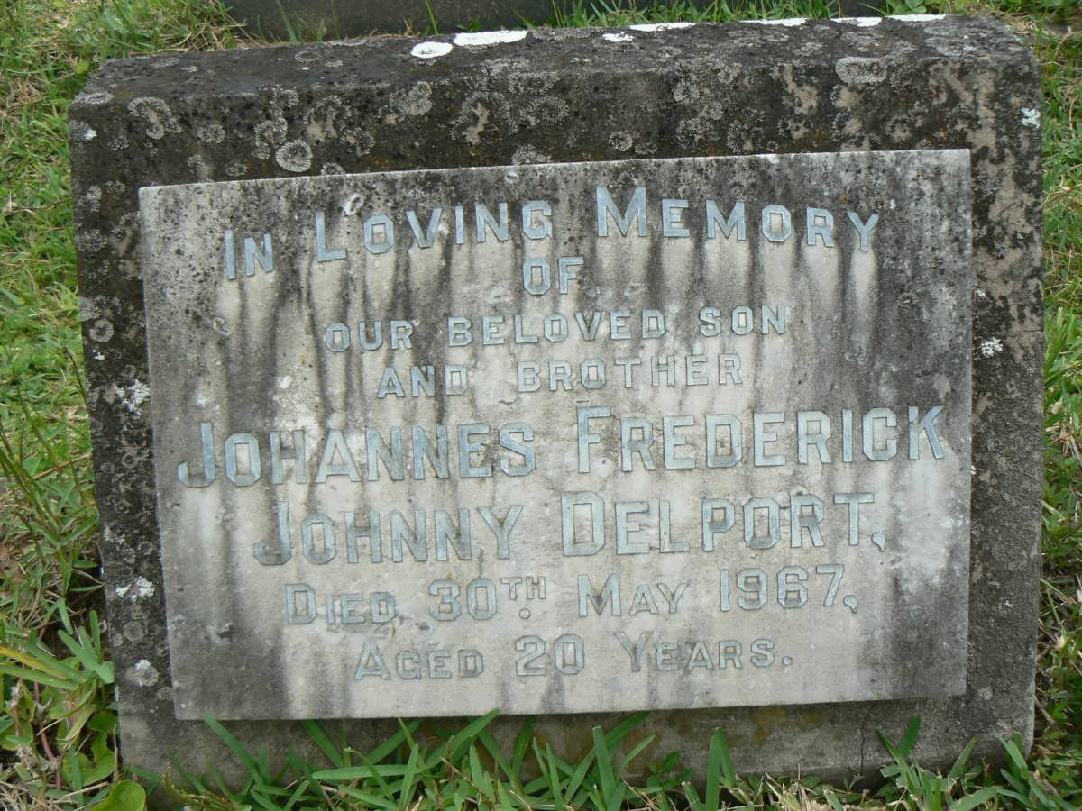 DELPORT Johannes Frederick Johnny -1967
