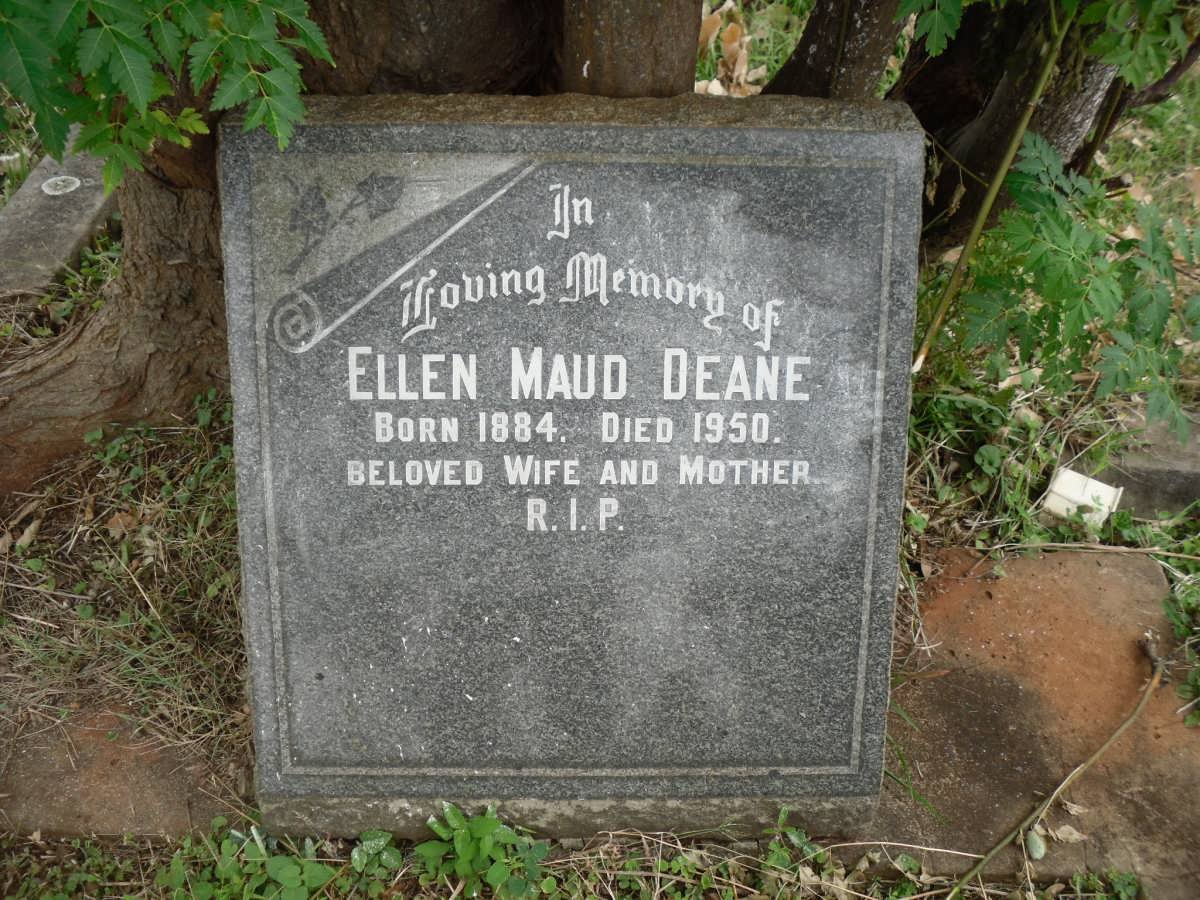 DEANE Ellen Maud 1884-1950