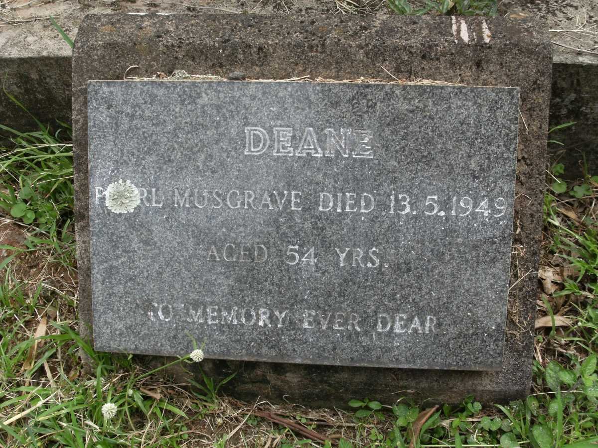 DEANE Pearl Musgrave -1949