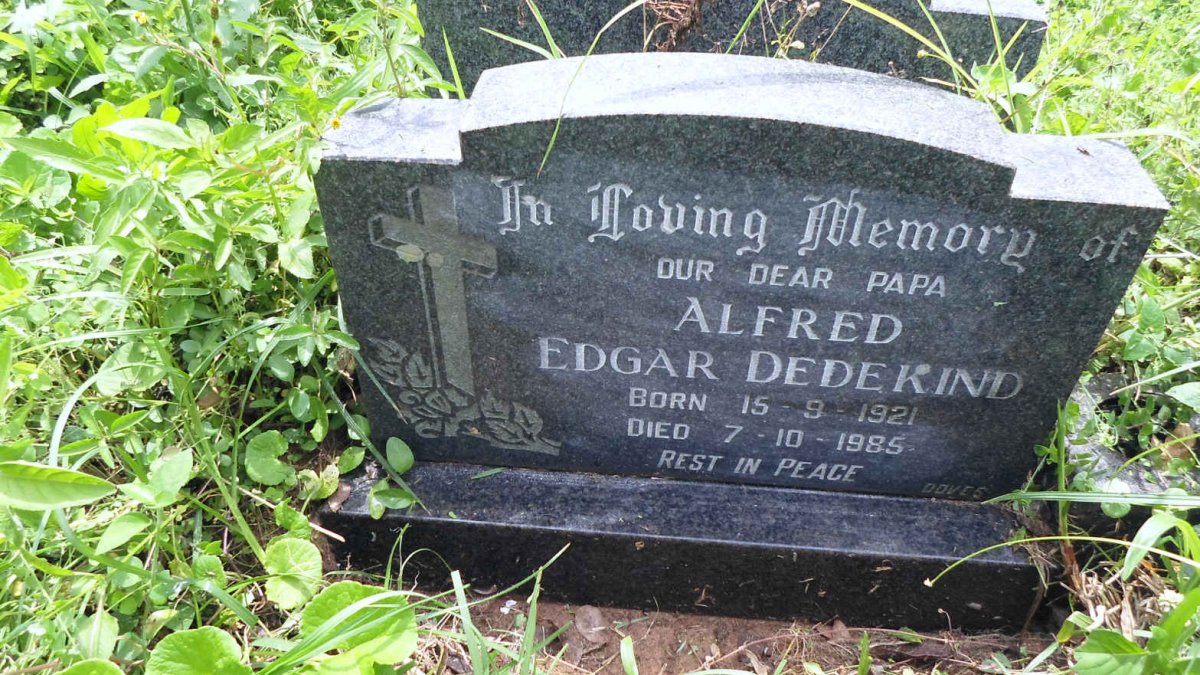 DEDEKIND Alfred Edgar 1921-1985